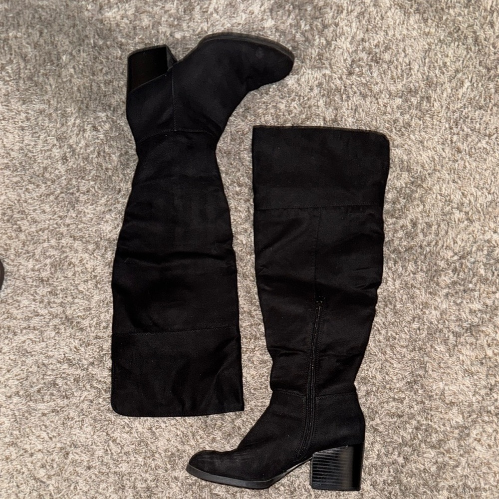 Black Knee High Women's Boots